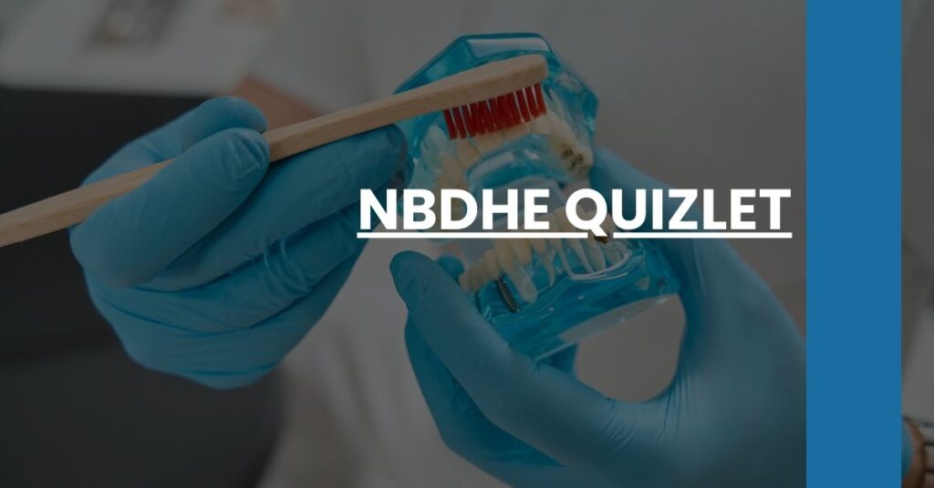 NBDHE Quizlet Feature Image